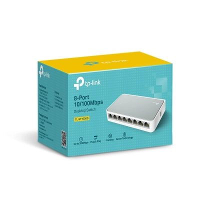 8 portowy switch TP-LINK TL-SF1008D (8x 10/100Mbps)