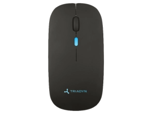 Bezprzewodowa Mysz Biurowa Triadyn Callisto Bluetooth 2.4GHz RGB Slim 1600 DPI Czarna