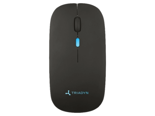 Bezprzewodowa Mysz Biurowa Triadyn Callisto Bluetooth 2.4GHz RGB Slim 1600 DPI Czarna - Myszki / Akcesoria - sklep Catom