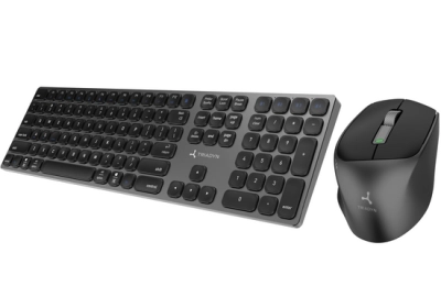 Zestaw Biurowy Premium Triadyn DESPINA Klawiatura BESTLA Aluminium i Mysz GANYMEDE PRO 1600 DPI Do Domu Biura